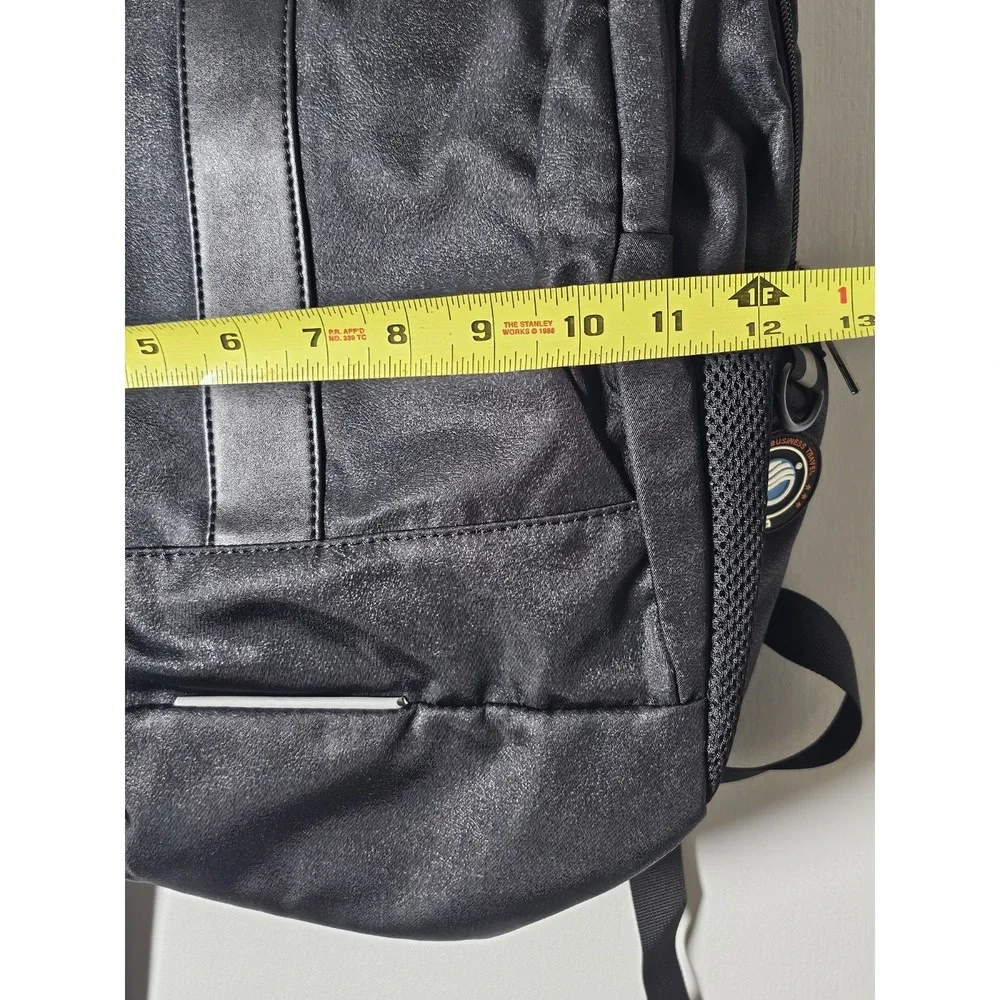SoSoon Business Travel Computer Backpack USB Charging Port Black NWT